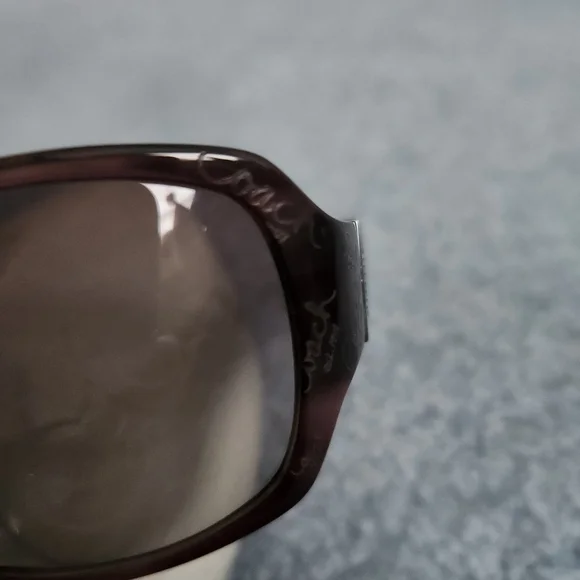 Coach Dark Purple Sunglasses With Logo - Picture 6 of 8